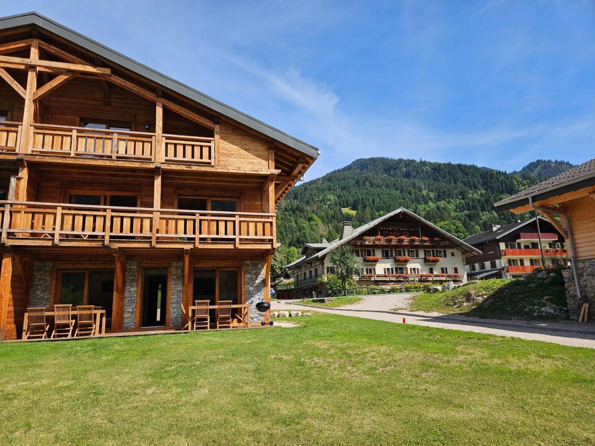 Demi-Chalet Vadel La Panthiaz 15 Pers 5 Chambres Abondance Exteriér fotografie
