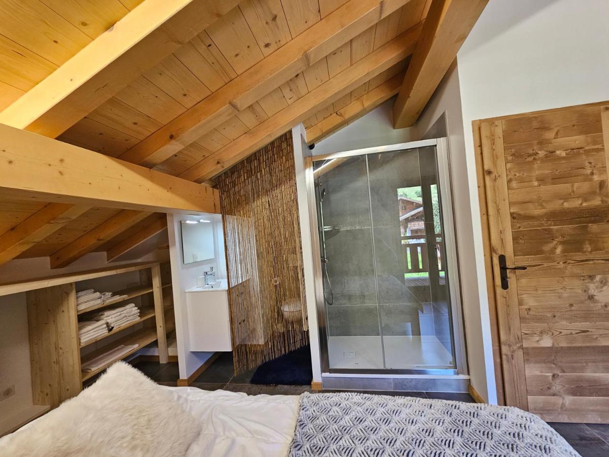 Demi-Chalet Vadel La Panthiaz 15 Pers 5 Chambres Abondance Exteriér fotografie