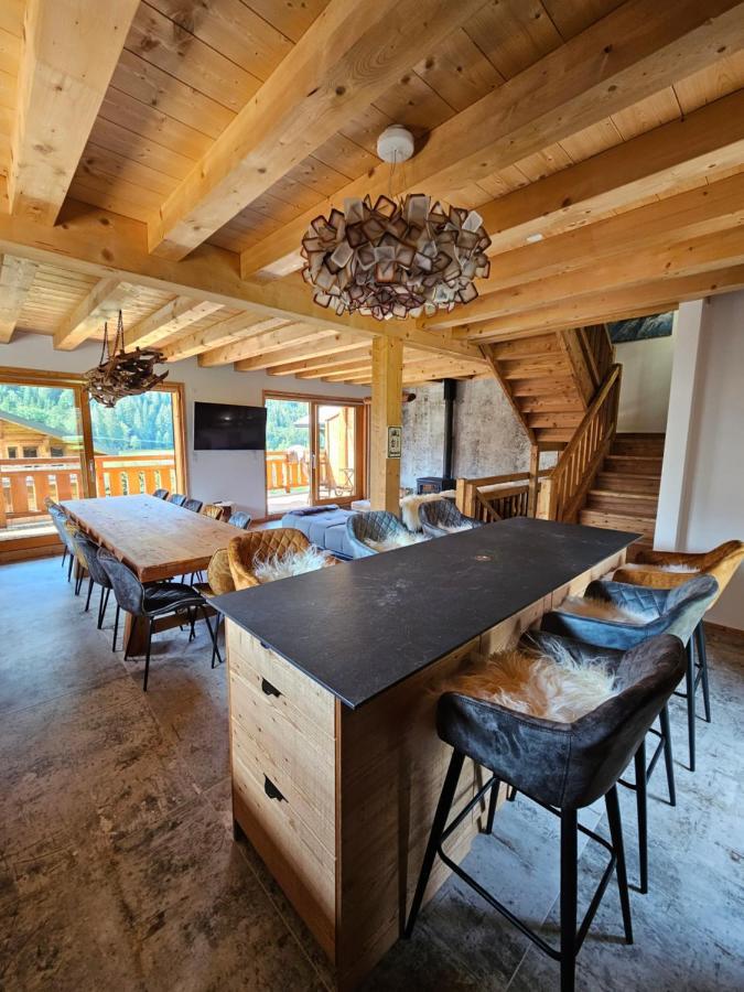Demi-Chalet Vadel La Panthiaz 15 Pers 5 Chambres Abondance Exteriér fotografie