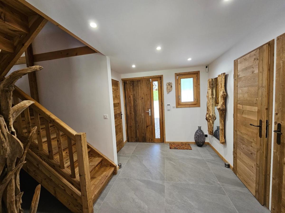 Demi-Chalet Vadel La Panthiaz 15 Pers 5 Chambres Abondance Exteriér fotografie