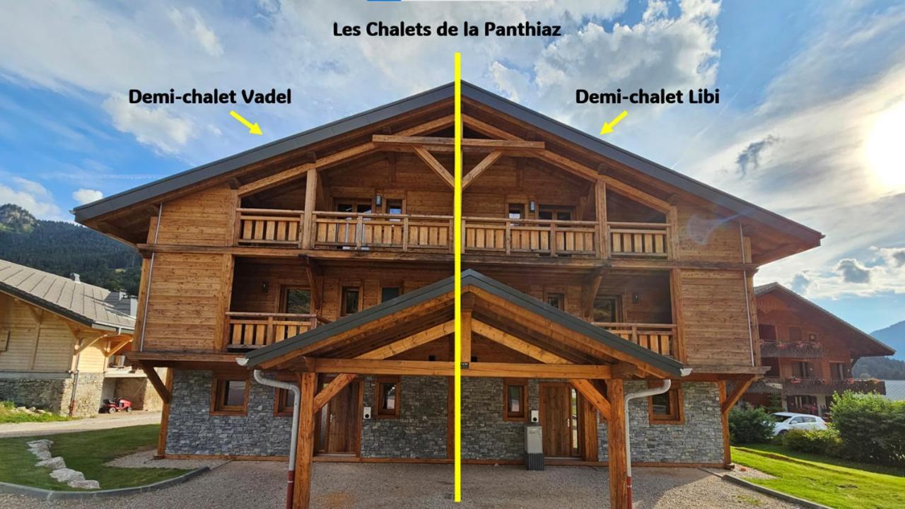 Demi-Chalet Vadel La Panthiaz 15 Pers 5 Chambres Abondance Exteriér fotografie