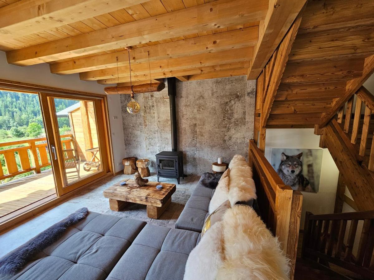 Demi-Chalet Vadel La Panthiaz 15 Pers 5 Chambres Abondance Exteriér fotografie
