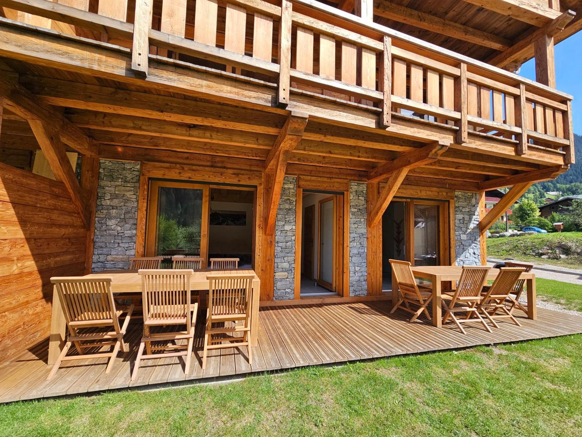 Demi-Chalet Vadel La Panthiaz 15 Pers 5 Chambres Abondance Exteriér fotografie