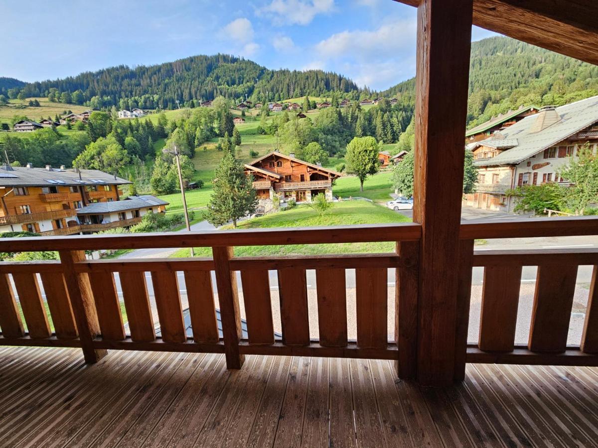 Demi-Chalet Vadel La Panthiaz 15 Pers 5 Chambres Abondance Exteriér fotografie