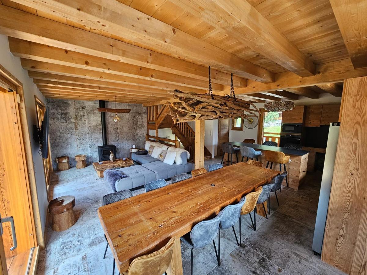 Demi-Chalet Vadel La Panthiaz 15 Pers 5 Chambres Abondance Exteriér fotografie