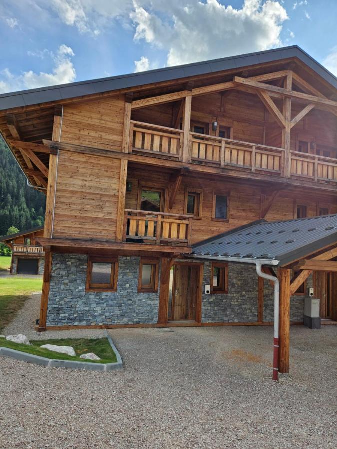 Demi-Chalet Vadel La Panthiaz 15 Pers 5 Chambres Abondance Exteriér fotografie