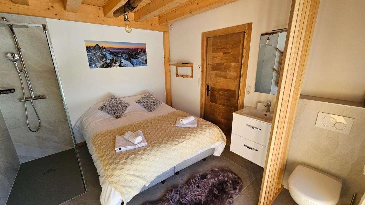 Demi-Chalet Vadel La Panthiaz 15 Pers 5 Chambres Abondance Exteriér fotografie