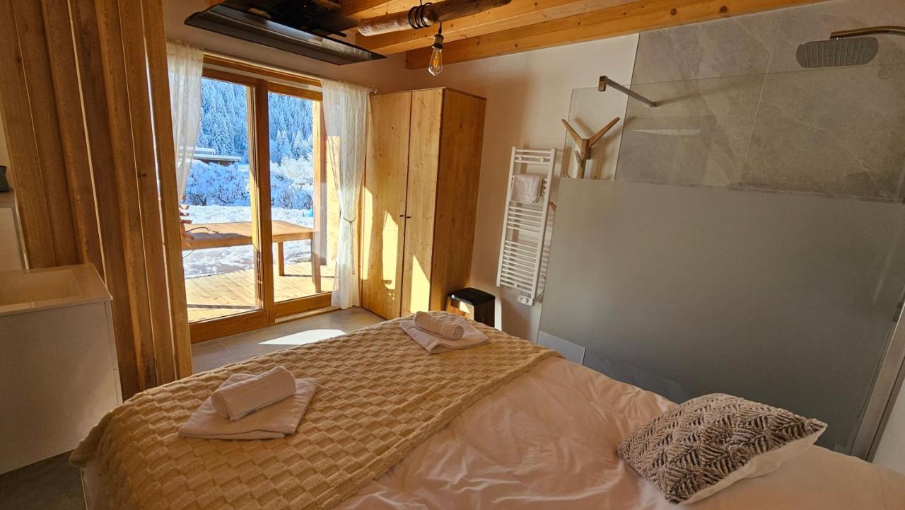 Demi-Chalet Vadel La Panthiaz 15 Pers 5 Chambres Abondance Exteriér fotografie