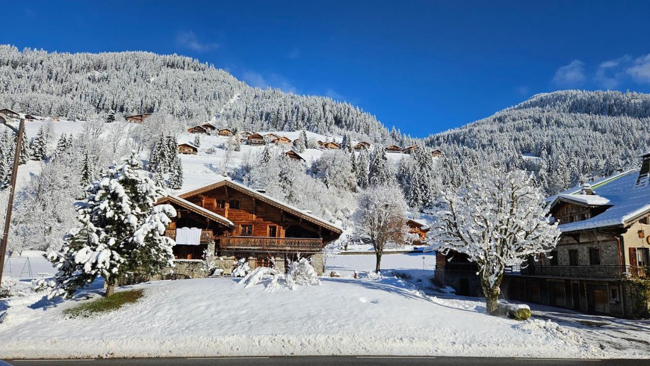 Demi-Chalet Vadel La Panthiaz 15 Pers 5 Chambres Abondance Exteriér fotografie
