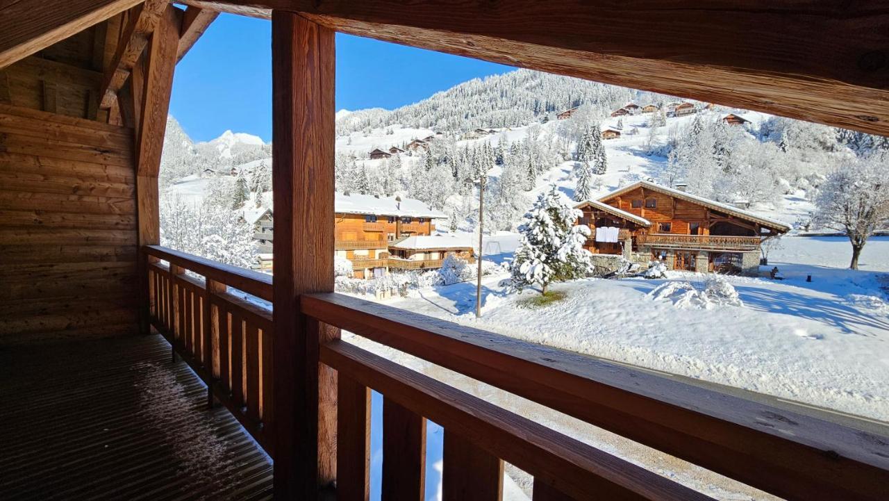 Demi-Chalet Vadel La Panthiaz 15 Pers 5 Chambres Abondance Exteriér fotografie