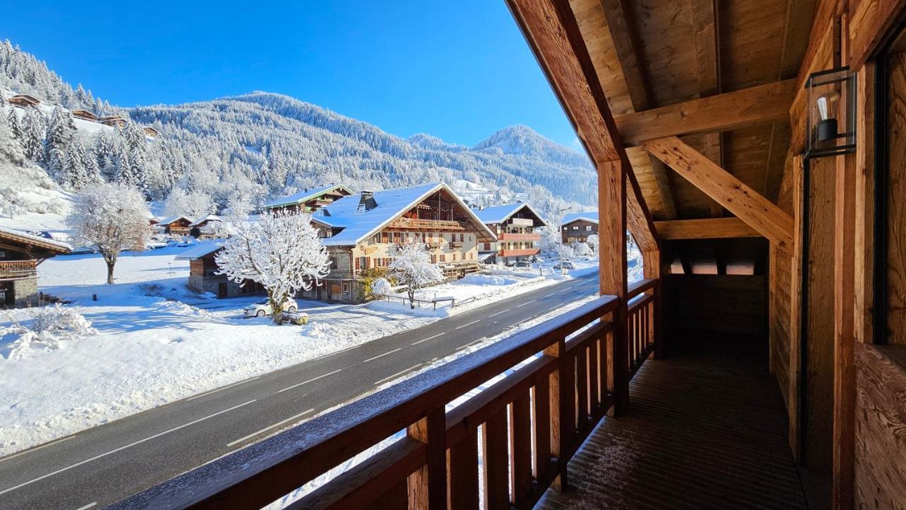 Demi-Chalet Vadel La Panthiaz 15 Pers 5 Chambres Abondance Exteriér fotografie