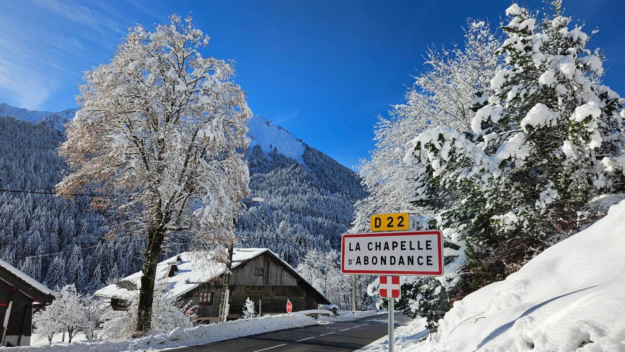 Demi-Chalet Vadel La Panthiaz 15 Pers 5 Chambres Abondance Exteriér fotografie