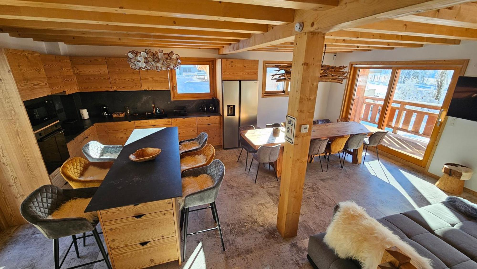 Demi-Chalet Vadel La Panthiaz 15 Pers 5 Chambres Abondance Exteriér fotografie